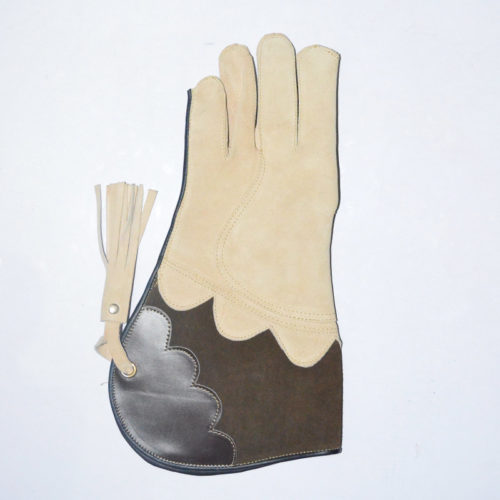 Falconry Gloves Suede Leather - ART FG121 - Image 2