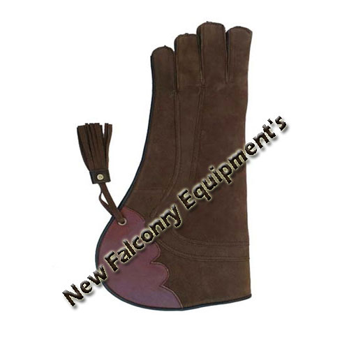 3 Layer Nu buck Leather Falconry Eagle Glove 17" 