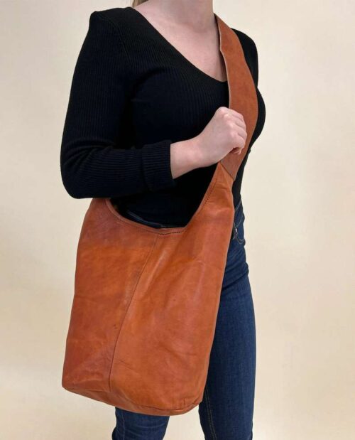 Leather Cross body Bag ART 107 - Image 3