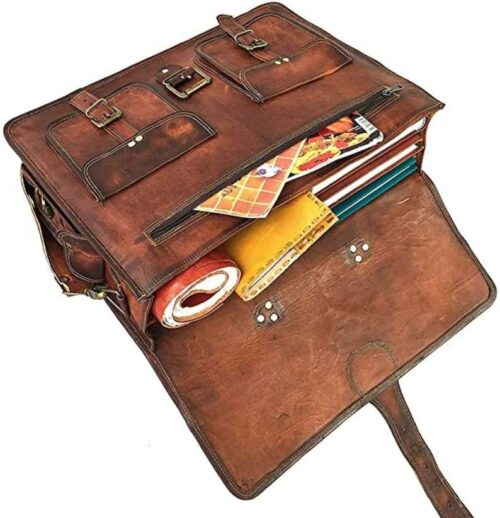 Leather Messenger Bag ART 106 - Image 2