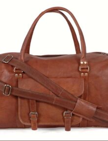 Full Grain Leather Duffle Bag ART 101
