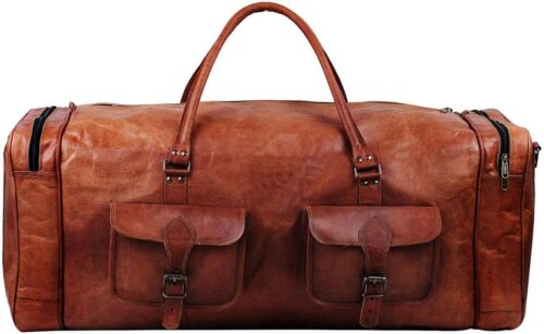 Men's Leather Duffel Bag ART 109 - Image 3
