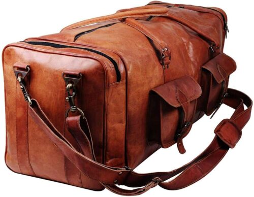 Men's Leather Duffel Bag ART 109 - Image 2